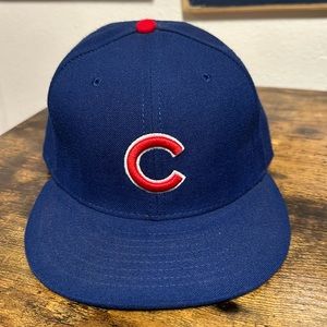 Chicago Cubs New Era Fitted Hat sz 7 1/2 MLB